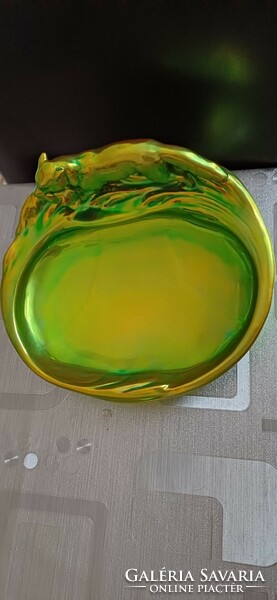 Zsolnay eosin fox bowl