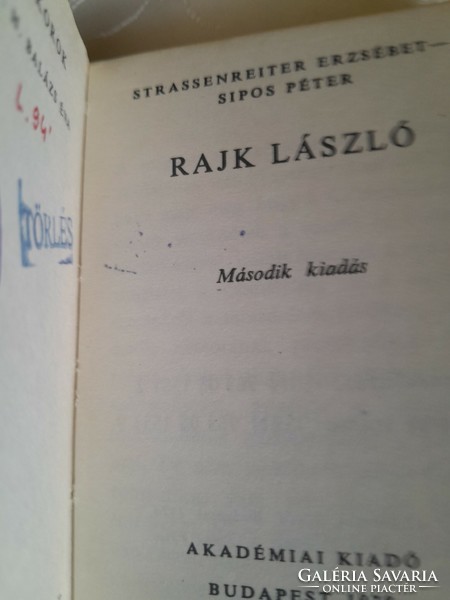 Életek és korok Rajk László 1978 Akadémia kiadó