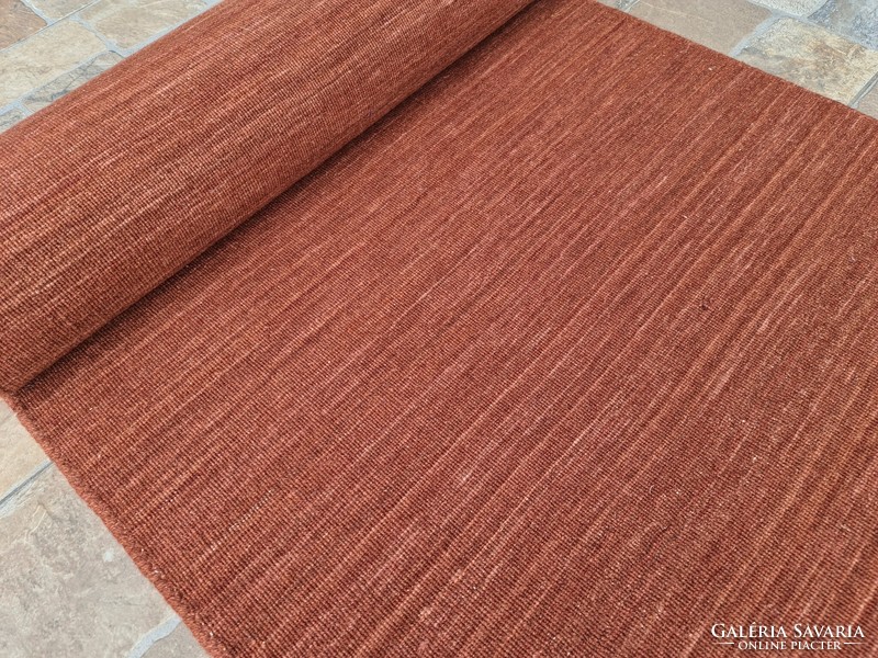 New kilim, hand-woven wool carpet
