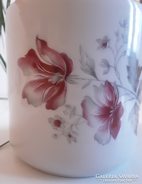 Pécsi porcelán virágos bögre