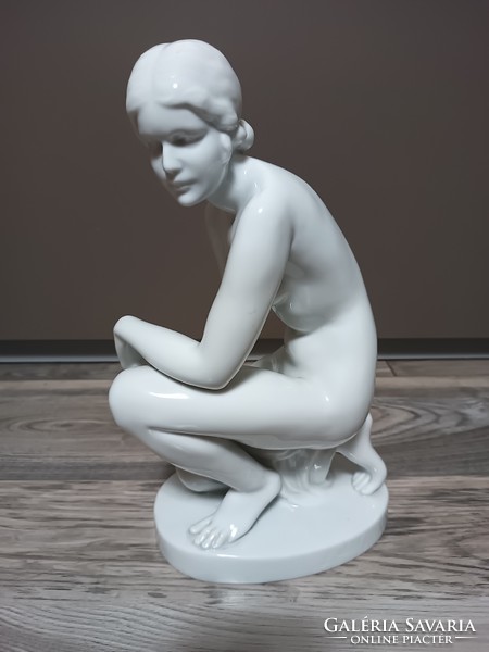 Herend porcelain nude 33cm