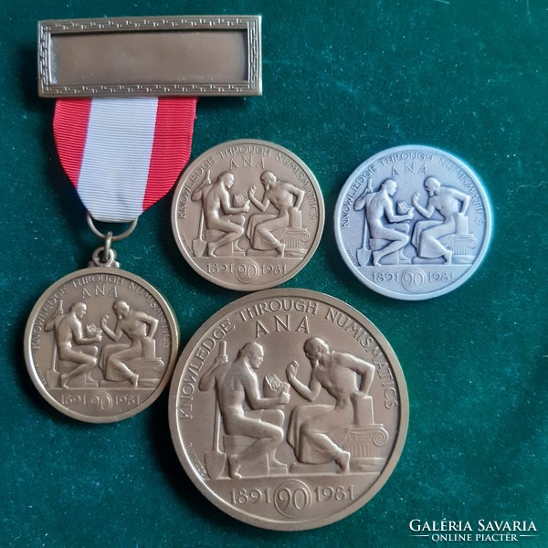 Pál Vincze: American Numismatic Society Anniversary Medal Collection, 1891-1981