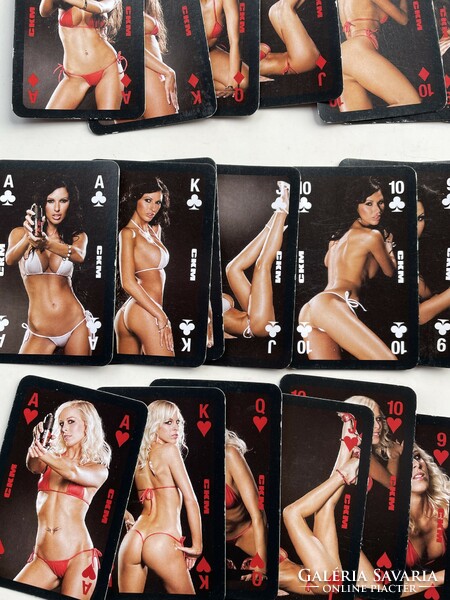 Retro erotikus pin up römi kártya
