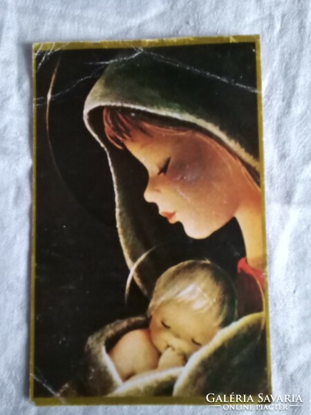 Madonna gyermekével képeslap