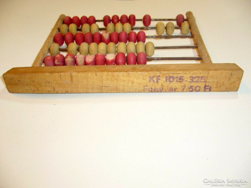 Discounted wooden ball calculator antique piece - abacus old-vintage-retro-I'm advertising now, hit me if you're interested, m