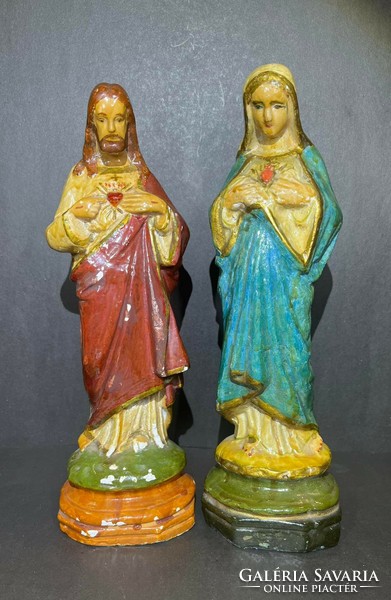 Jézus szíve, Mária szíve gipsz szobrok