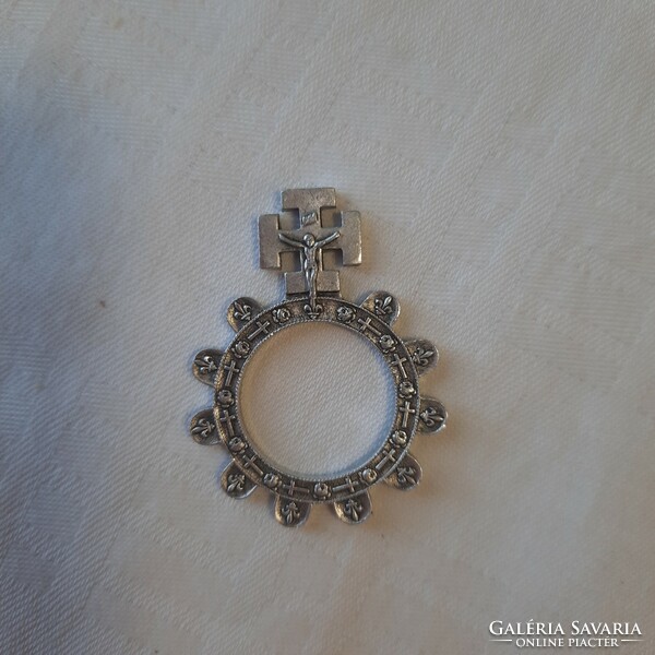 Old rosary ring with 