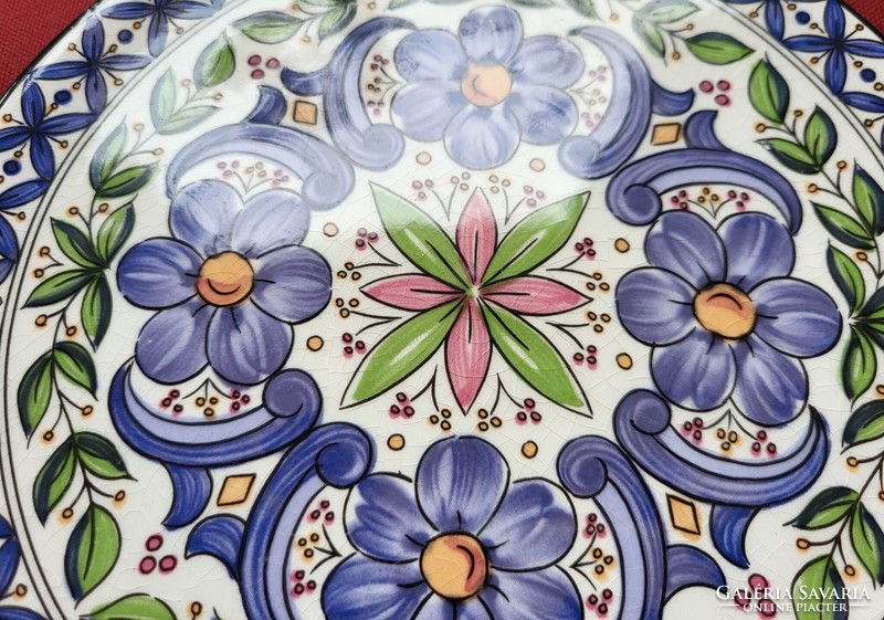 Ceraplat kerámia porcelán kézzel festett tányér alátét akasztható dísz dekoráció