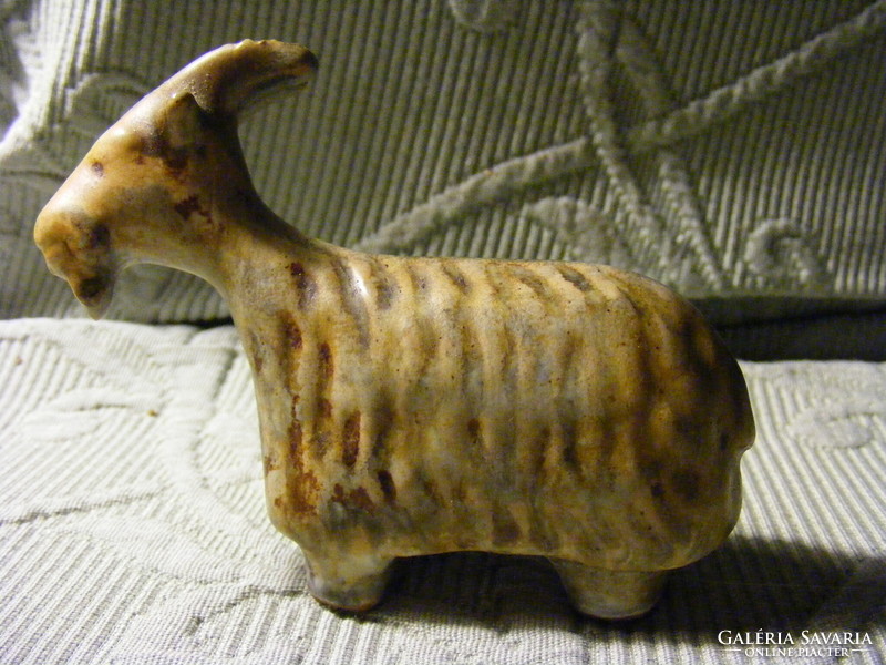 Klase höganäs glazed ceramic goat - from the workshop of otto klaesson and son klas-göran klaesson