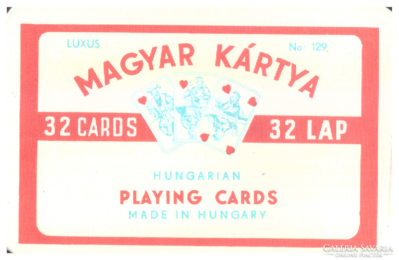 208. Magyar kártya Játékkártyagyár és Nyomda 1970 körül