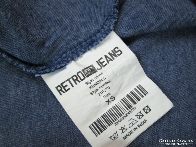 Original retro jeans (xs/s/m/l) short-sleeved women's t-shirt light loose top