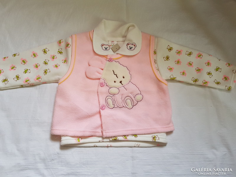Baby clothes with baby top vest 68-74