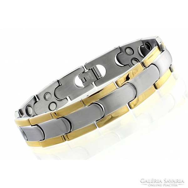 Magnetic bracelet extra strong puzzle stainless steel