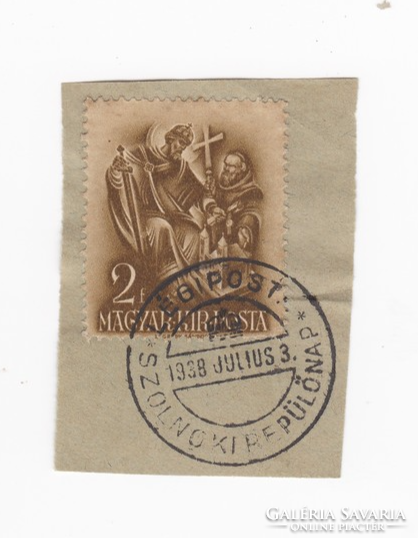 Szolnok flight day airmail 1938. - First day stamp