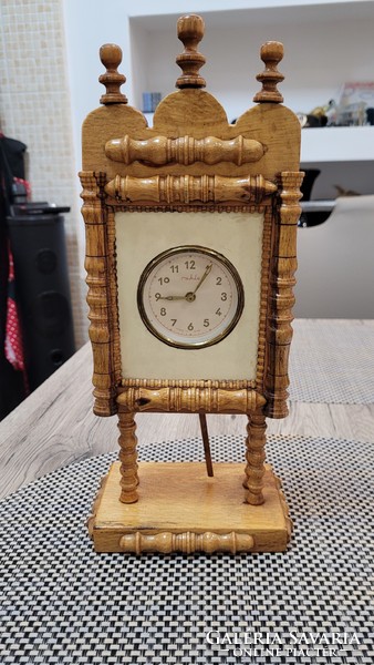 Old cloth table alarm clock.