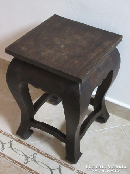 Old seat, chair, footstool, ottoman, maybe a small table, storage, flower stand