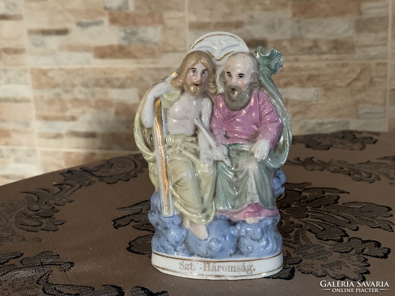 1900 Holy Trinity porcelain, damaged