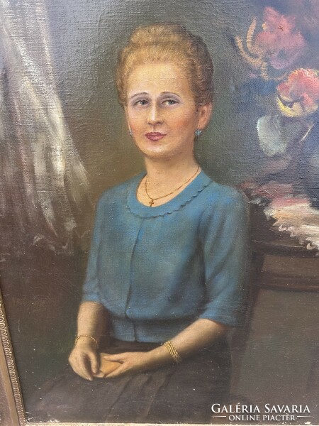 Painting. Female portrait.