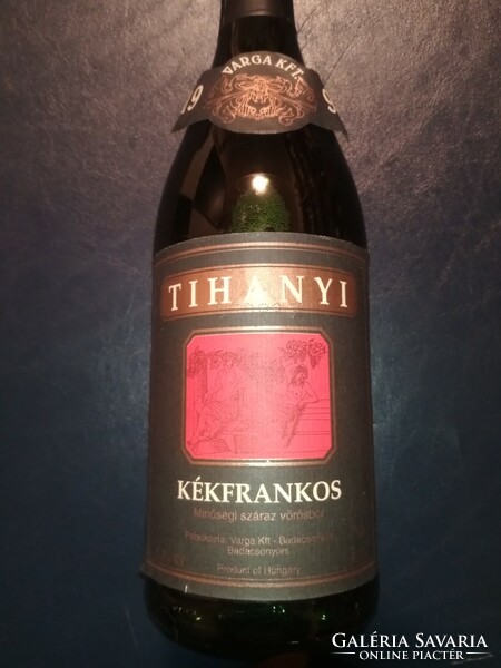 Heirloom Tihany kékfrankos 1994 1000ft Óbuda unopened bottle of wine from the 90s. 0.75 Liter. E