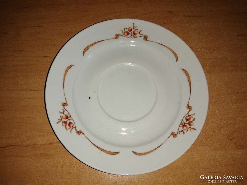 Alföldi porcelán csipkebogyó mintás csészealj - átm. 15 cm (2p)