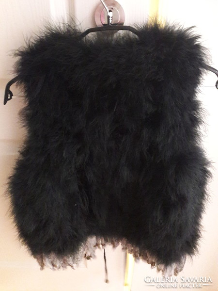 Ostrich feather elegant waistcoat size 36-38