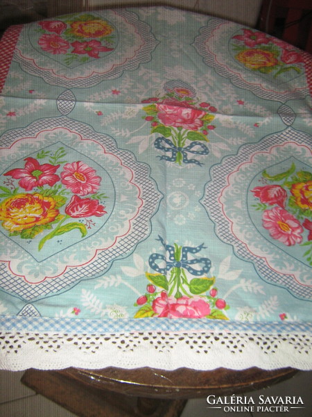 Beautiful vintage lacy floral Bavarian style napkin