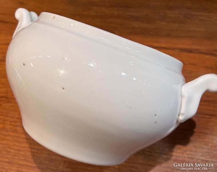 Porcelán kisméretű levestál