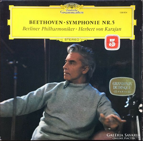Beethoven - Berlin Philharmonic Orchestra • Herbert von Karajan - Symphony No. 5 (Lp, D)