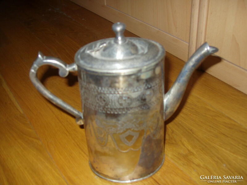 Old tea maker, spout. Unique manual work