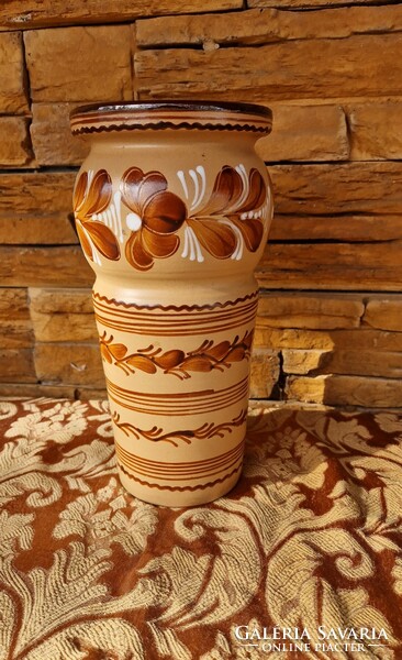 Hódmezővásárhely ceramic vase 28cm