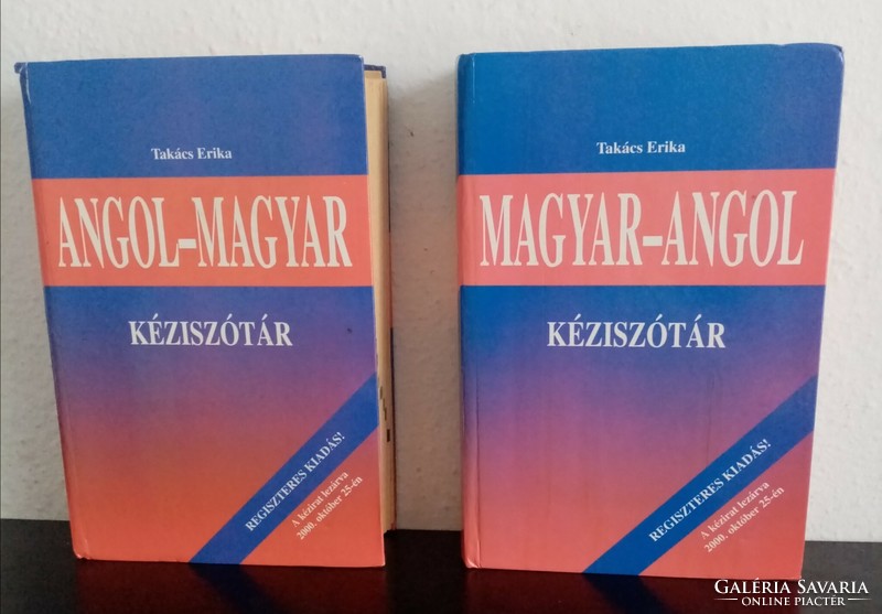 Takács Erika - Angol - Magyar /Magyar-Angol kéziszótár eladó