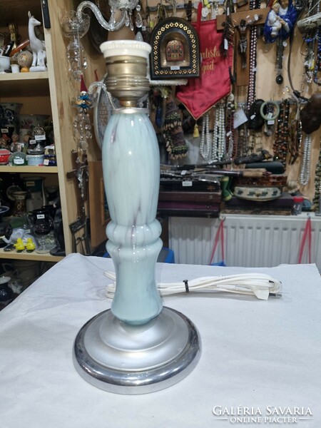 Old renovated art deco table lamp