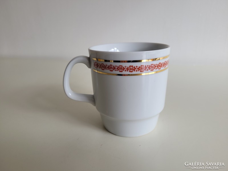 Retro Alföldi porcelán bögre régi teás csésze
