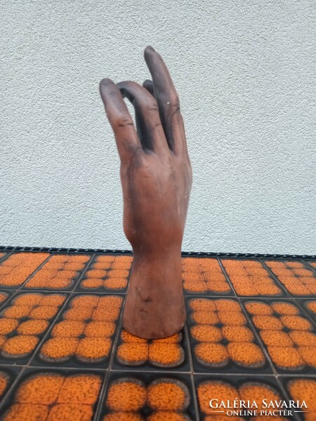 Ceramic terracotta hand marked. Negotiable.