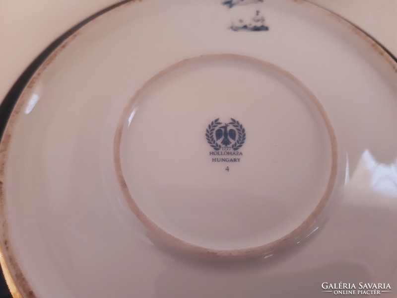 Hollóházi Aranyozott Jurcsák László Porcelánok Egy Csomagban