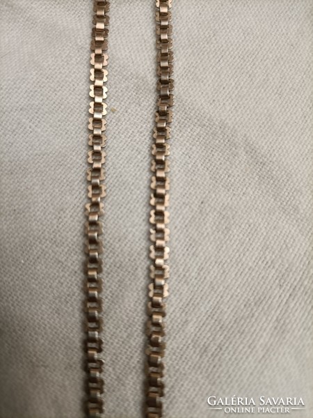 Very nice old gold plated silver necklace