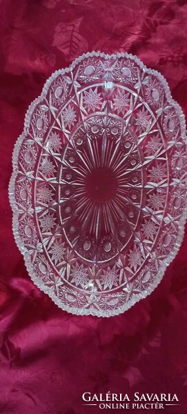 Crystal bowl (29 x 19 cm)