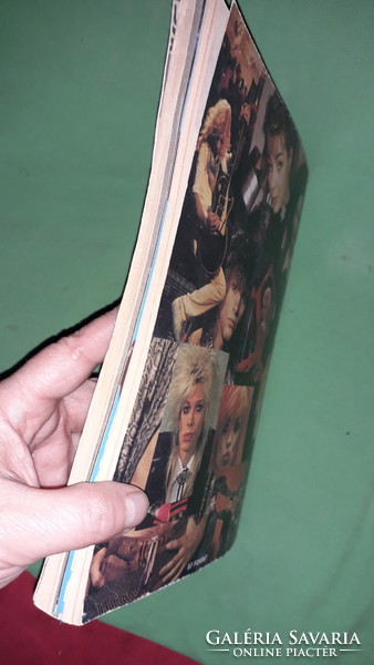 Í987. Sebők János - Rock '87 ÉVKÖNYV  16 db SZÍNES POSZTERREL  képes könyv a képek szerint REFLEX
