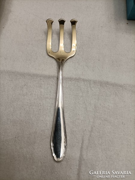 Silver cake fork