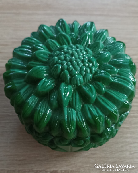 Green malachite jewelry box, bonbonier