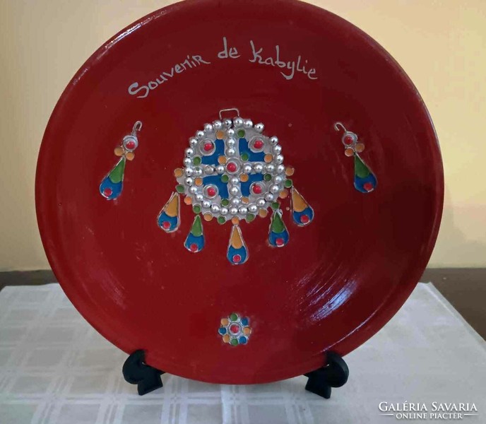 Kerámia emlék tányér Kabylie-ből eladó