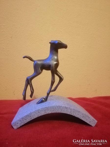 Hagenauer - running colt. Bronze sculpture 1930s