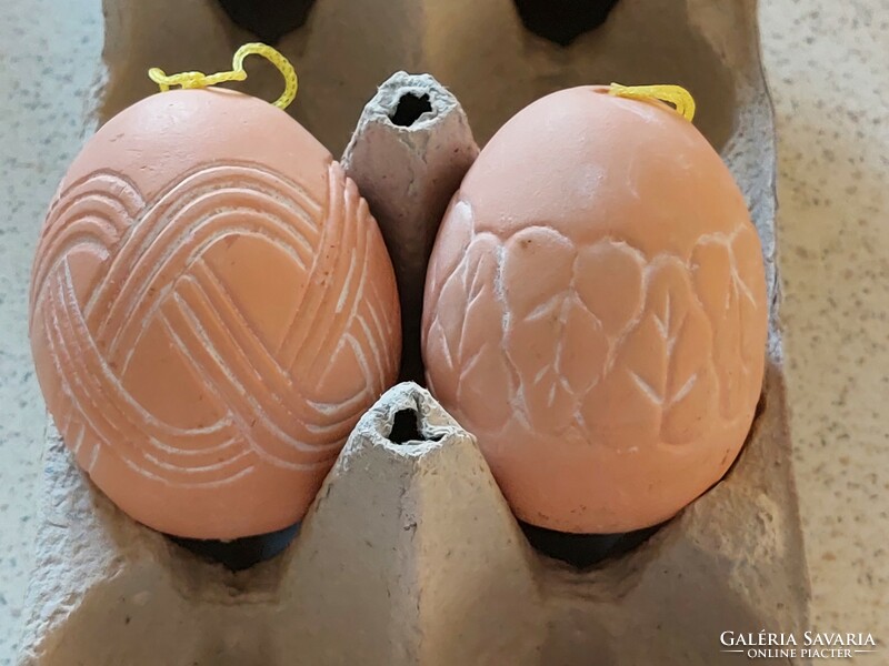 Easter decorative egg hanging ceramic egg 6 pcs