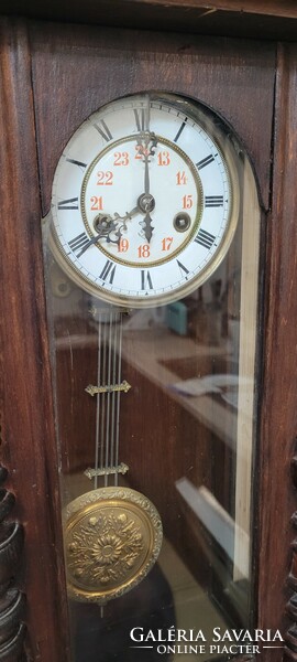 Antique gustav becker silesia wall clock.
