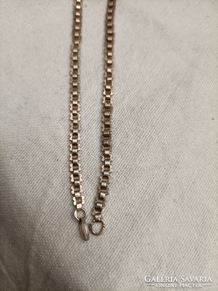 Very nice old gold plated silver necklace