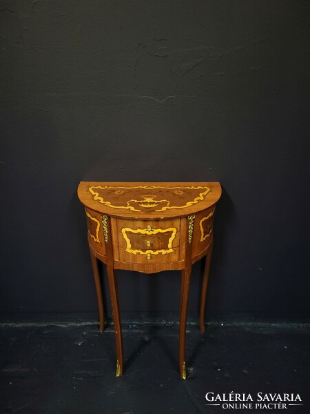 Inlaid folding table, small table, small chest of drawers