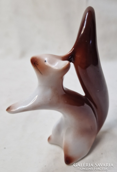 Porcelán art deco stílusú mókus eladó