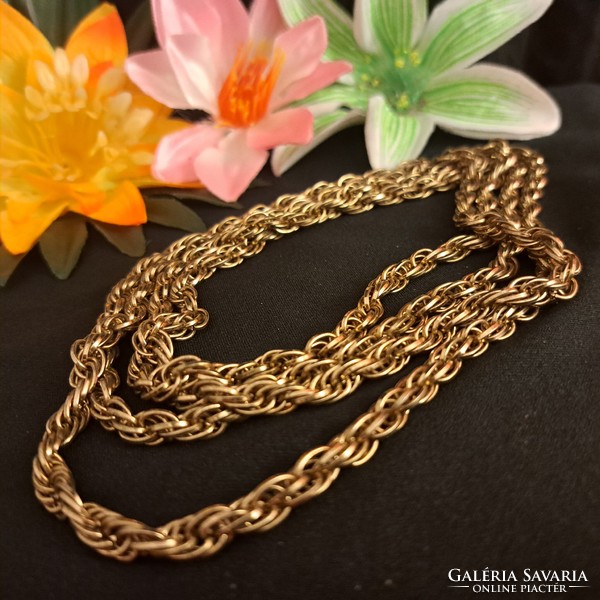 Israeli gold-plated necklaces 2x 70 cm