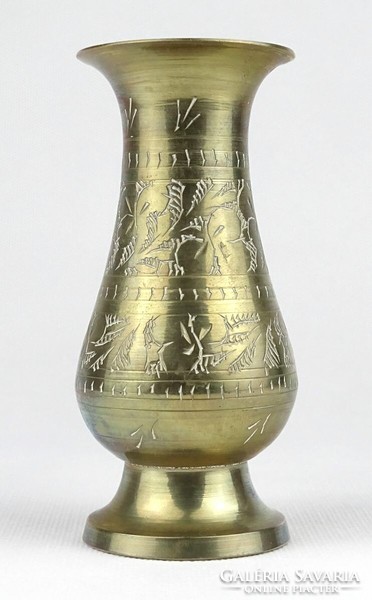 1Q305 small Indian copper vase 12 cm