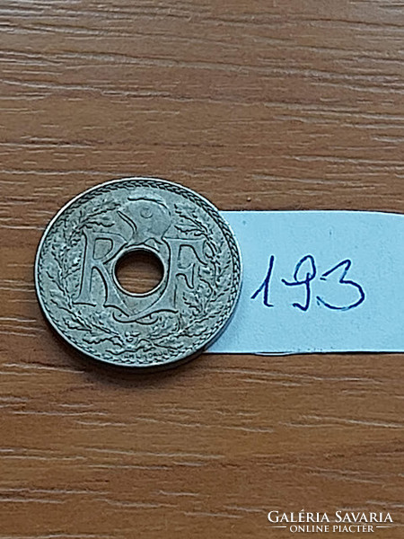 France 10 centimeter 1921 copper-nickel, 193.